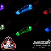 CEUK Demon Beam™ RGB LED Headlight & Fog Light – 6000K + Bluetooth RGB Control