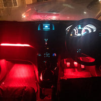 CEUK Enhanced Edition RGB Glove Box & Footwell LED Kit – Bluetooth Controlled (Plug & Play)