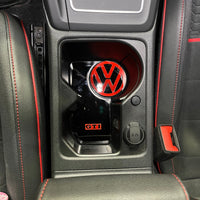 VW Golf MK8 - Cup Holder Inserts With Logo