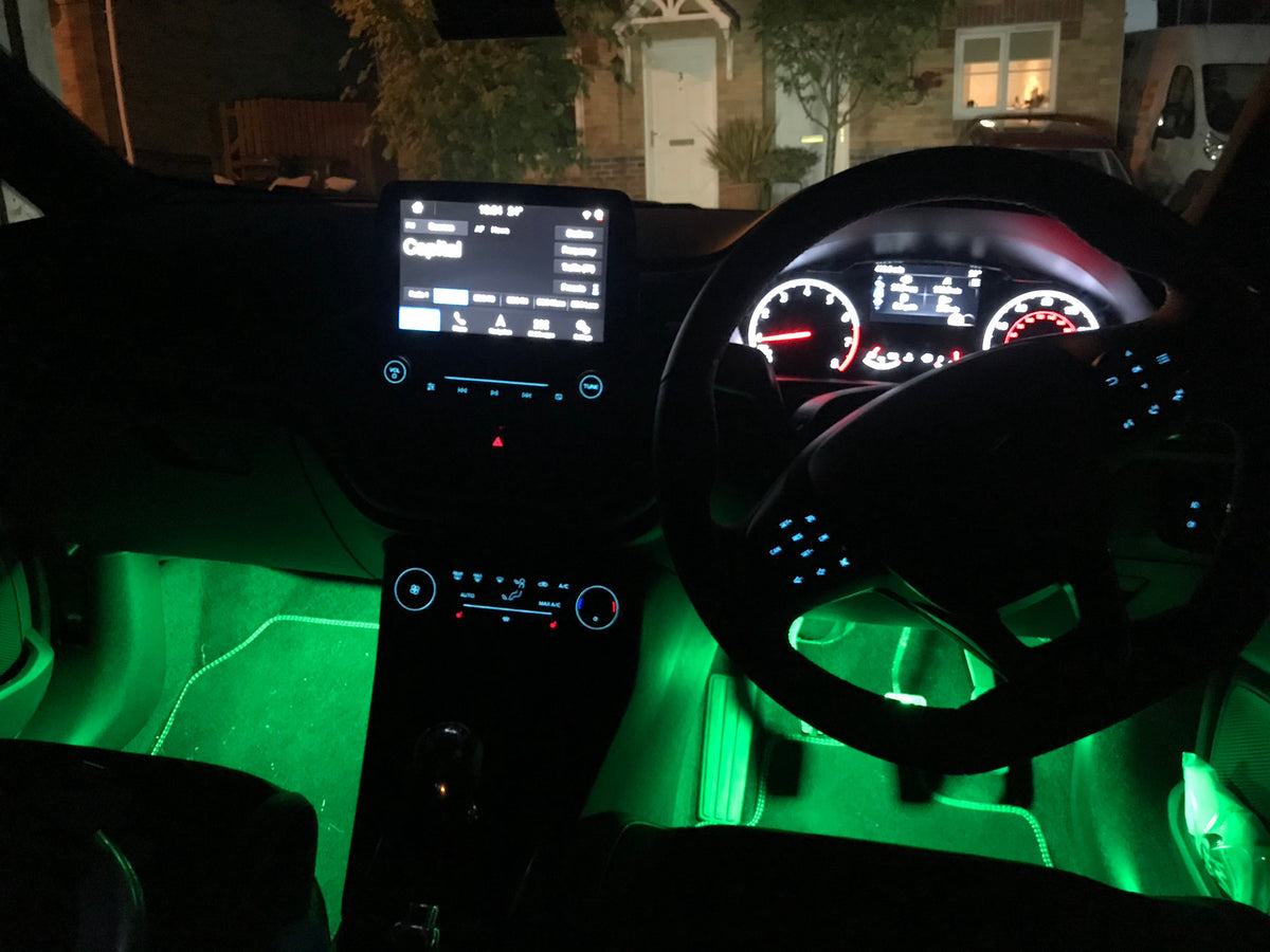 MK8 / MK8.5 Ford Fiesta Footwell Light Upgrade