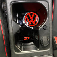 VW Golf MK8 - Cup Holder Inserts With Logo