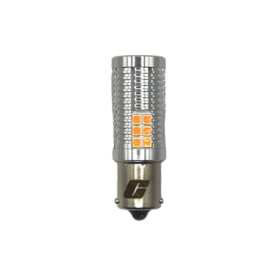 Enhanced Edition 581 LED Indicator Bulb Replacement - Canbus Friendly 30x Brighter (PY21w | 7507 | BAU15s)