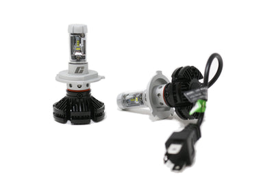 #Enhanced H4 LED Headlight Bulb Kit – 6000K with DIY Tint Film | 12,000 Lumens | Dip & Main Beam (472 | P43t)