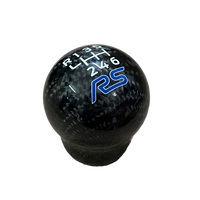 Genuine Carbon Fibre Gear Knob with RS Logo – Fits Most Ford Models