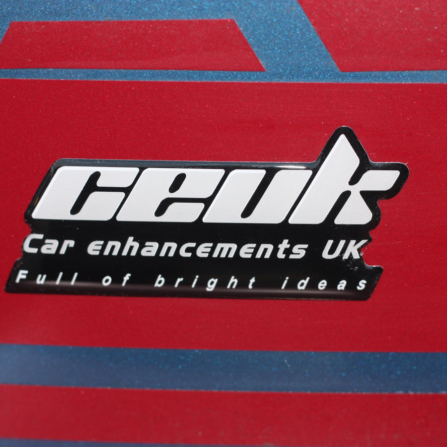 CEUK Official Logo Gel Badge | Resin Emblem Decal | Show Your #Enhanced Style