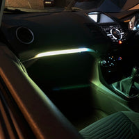 Chaser Edition Bluetooth Glove Box & Footwell Strip Kit – MK7 / MK7.5 Fiesta | 200+ RGB Modes | CEUK