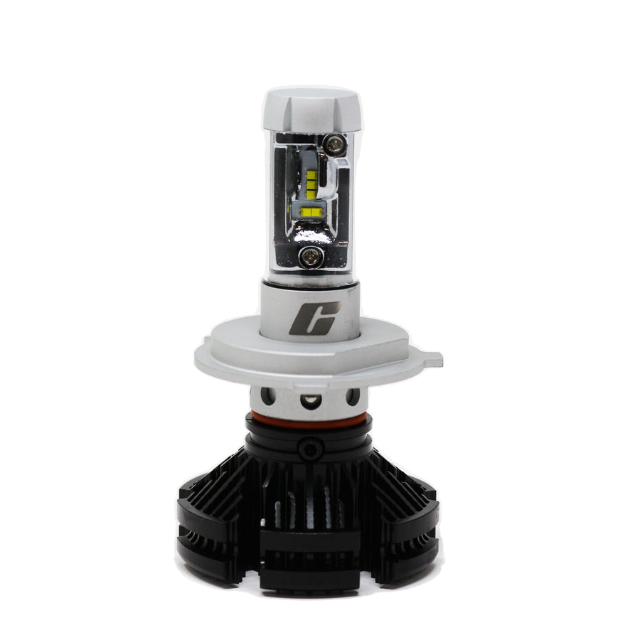#Enhanced H4 LED Headlight Bulb Kit – 6000K with DIY Tint Film | 12,000 Lumens | Dip & Main Beam (472 | P43t)
