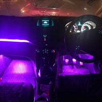 CEUK Enhanced Edition RGB Glove Box & Footwell LED Kit – Bluetooth Controlled (Plug & Play)