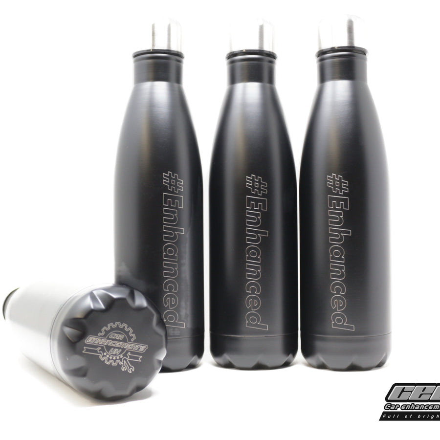 #Enhanced CEUK Insulated Water Bottle – Matte Black | Hot & Cold | Workshop Logo Branded