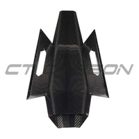 LAMBORGHINI REVUELTO CARBON FIBRE ENGINE COVER & ROOF SCOOP - CT DESIGN