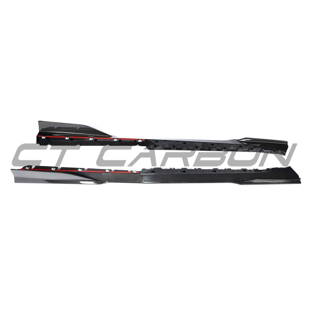 LAMBORGHINI REVUELTO CARBON FIBRE SIDE SKIRTS - CT DESIGN