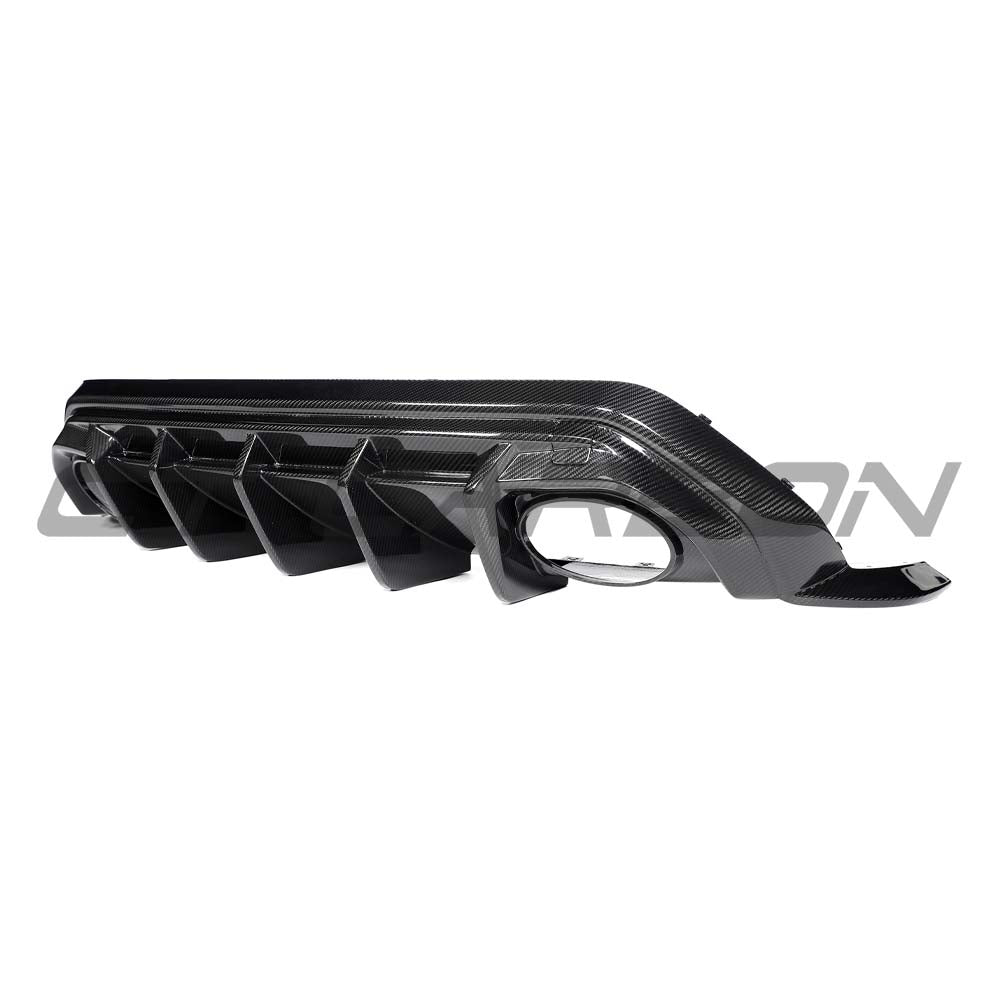 AUDI RS3 8Y SPORTBACK 2025+ CARBON FIBRE REAR DIFFUSER - V1 - CT DESIGN