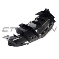 LAMBORGHINI REVUELTO CARBON FIBRE REAR DIFFUSER - CT DESIGN
