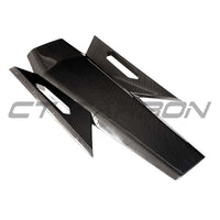 LAMBORGHINI REVUELTO CARBON FIBRE ENGINE COVER & ROOF SCOOP - CT DESIGN