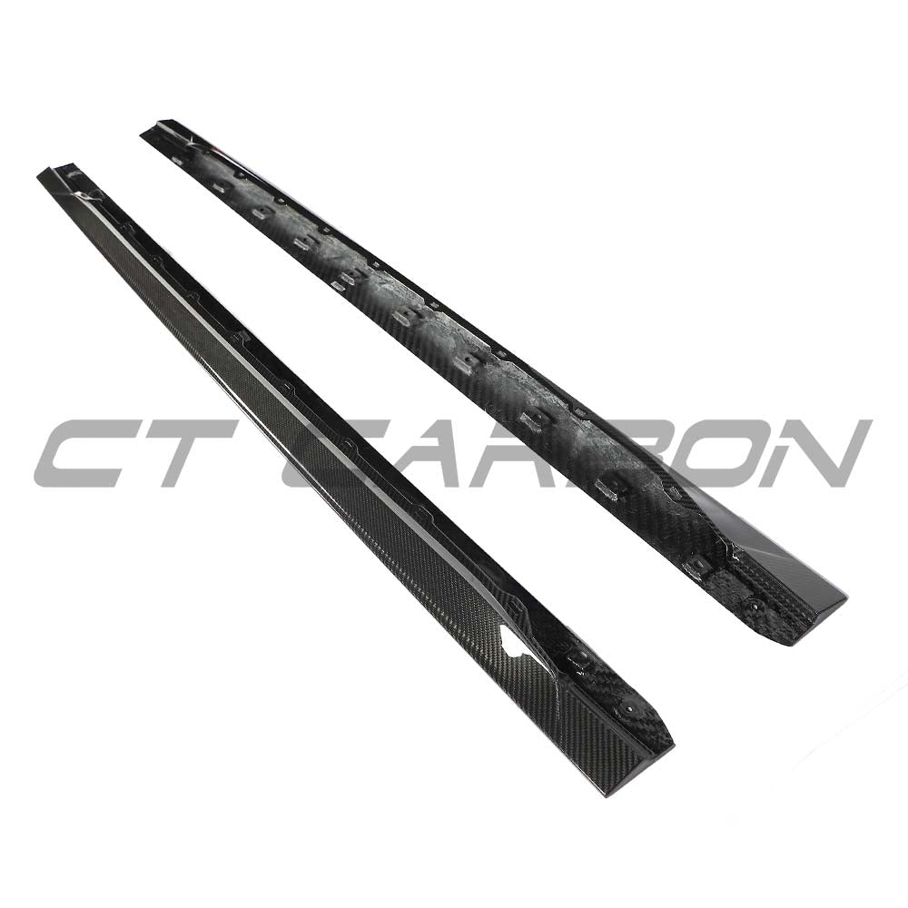 AUDI RS3 8Y 2022+ CARBON FIBRE SIDE SKIRTS - CT DESIGN V2