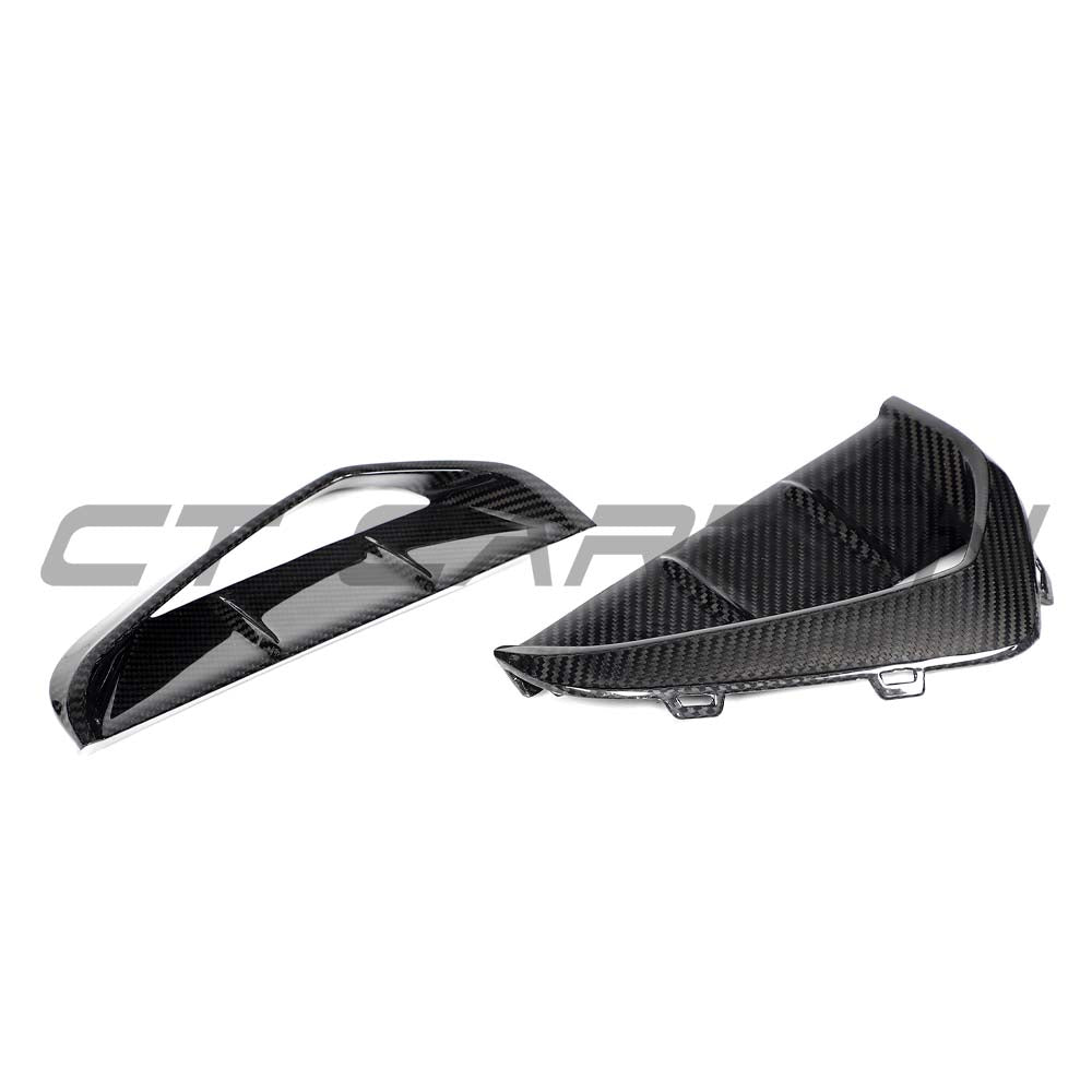 AUDI RS3 8Y 2025+ CARBON FIBRE FRONT BUMPER VENTS- CT DESIGN