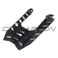 LAMBORGHINI REVUELTO CARBON FIBRE ENGINE COVER & ROOF SCOOP - CT DESIGN