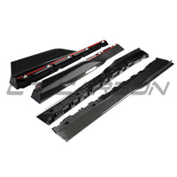 LAMBORGHINI REVUELTO CARBON FIBRE SIDE SKIRTS - CT DESIGN