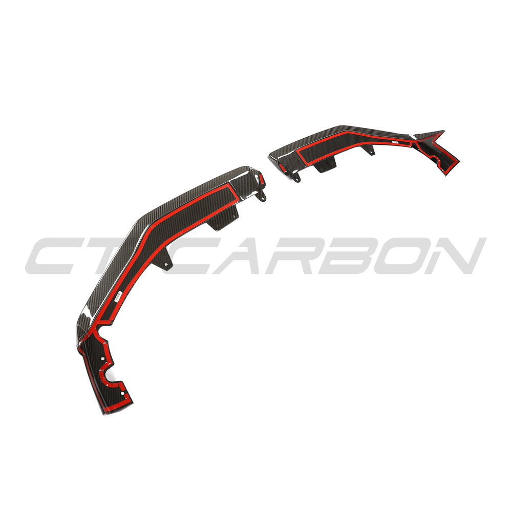 BMW F95 X5M 2023+ (LCI) CARBON FIBRE SPLITTER