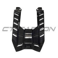 LAMBORGHINI REVUELTO CARBON FIBRE ENGINE COVER & ROOF SCOOP - CT DESIGN