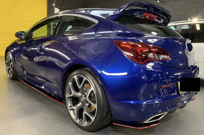 Vauxhall Astra J VXR Splitter Kit ABS Plastic (Gloss Black)