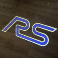 V2 LED RS Logo Puddle Lights for MK2 & MK3 Focus RS – Blue & White | Plug & Play