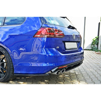 Maxton Design - Golf R MK7 Estate (WITHOUT VERTICAL BAR) (2013-2016) Central Rear Splitter
