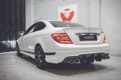 Cobra Exhausts - Mercedes W204 C180 (1.6 Litre Turbo Petrol) AMG Quad Performance Exhaust
