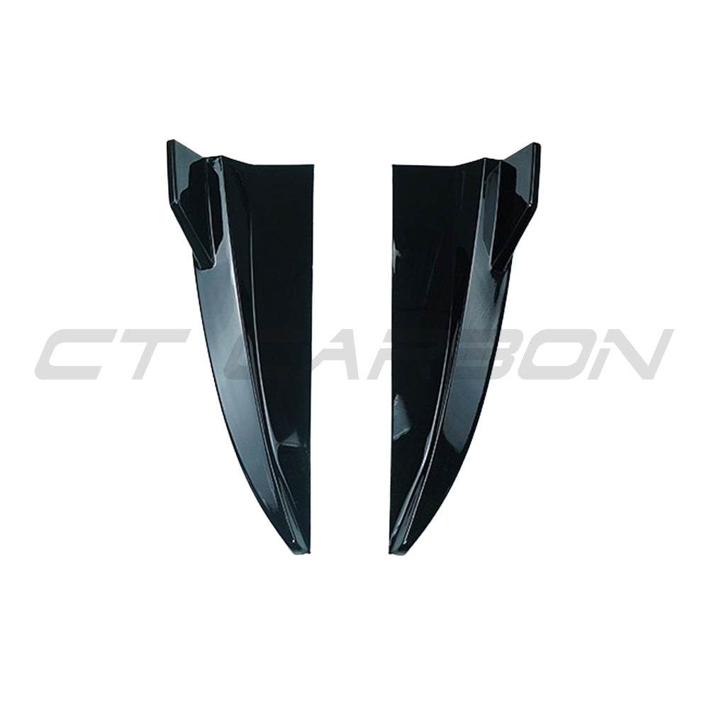 MERCEDES C43 & C CLASS W205 ESTATE 2019-2021 GLOSS BLACK REAR BUMPER CORNERS