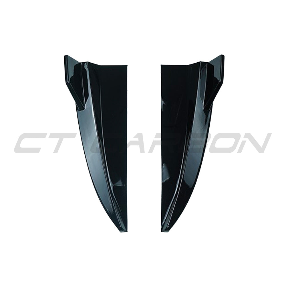 MERCEDES C43 & C CLASS W205 ESTATE 2019-2021 GLOSS BLACK REAR BUMPER CORNERS
