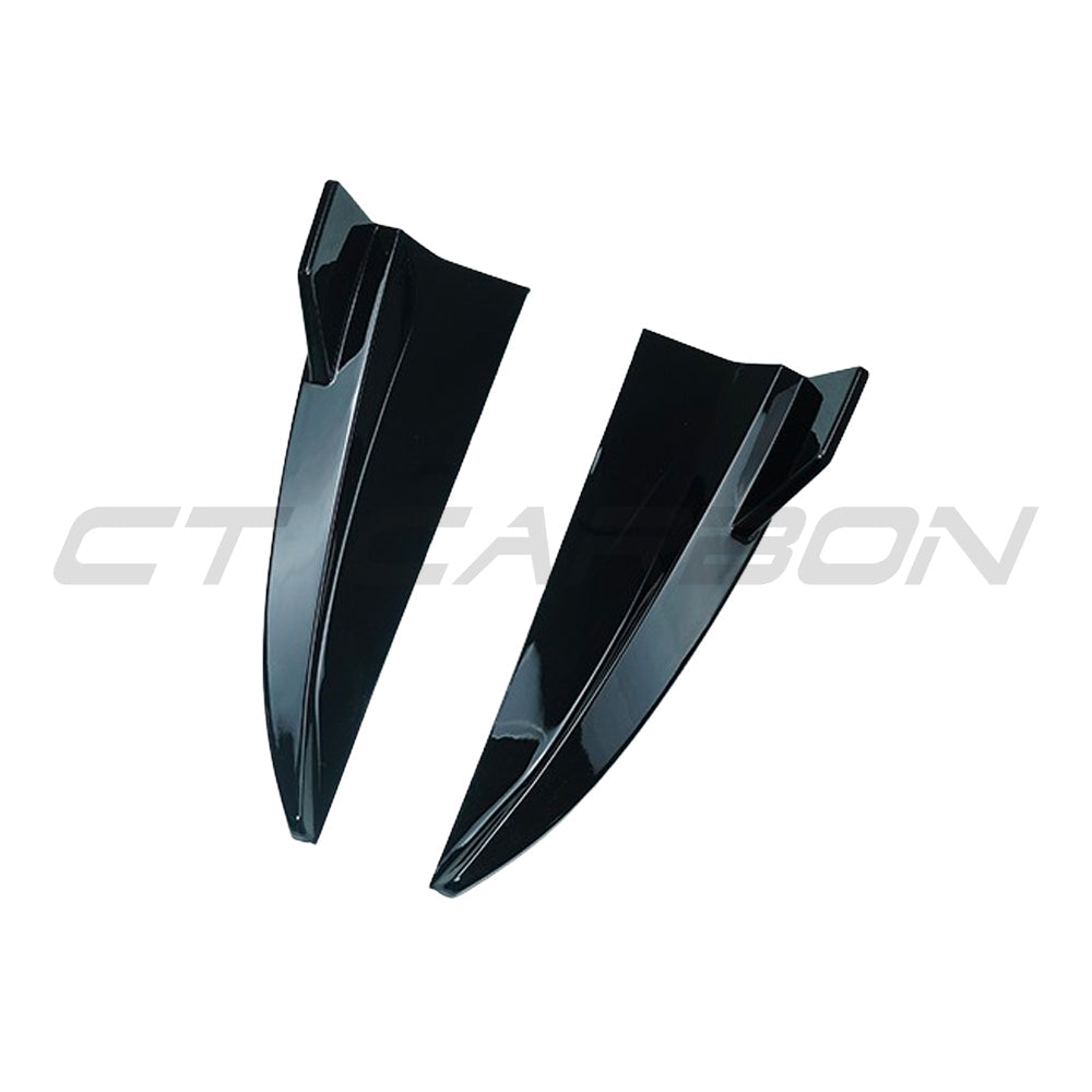 MERCEDES C43 & C CLASS W205 ESTATE 2019-2021 GLOSS BLACK REAR BUMPER CORNERS