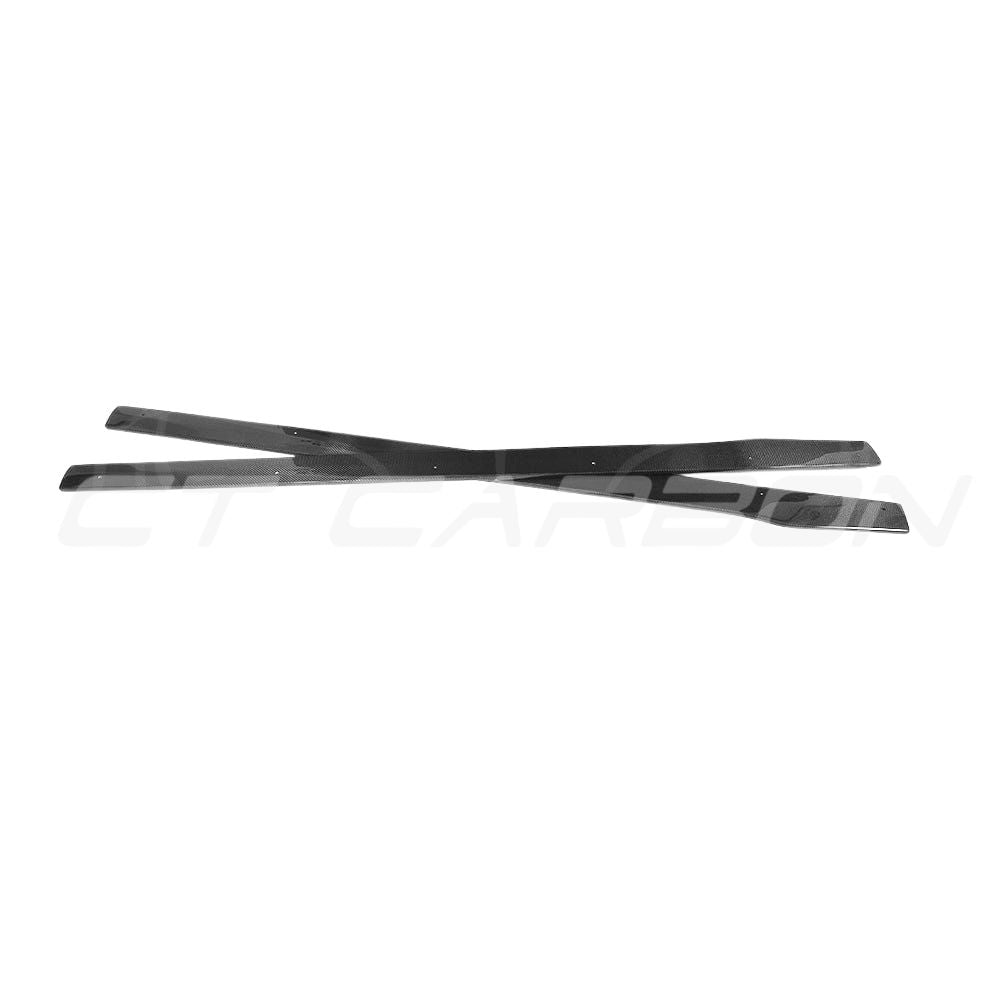 MERCEDES W205 C63 & C63S COUPE 2DR & SALOON 4DR CARBON SIDE SKIRTS - V1