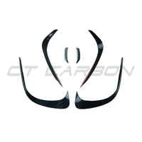 MERCEDES W206 2021+ C-CLASS GLOSS BLACK FRONT BUMPER TRIM