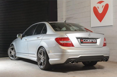 Cobra Exhausts - Mercedes W204 C200/C220/C250 (Diesel) 350 Dual Performance Exhaust