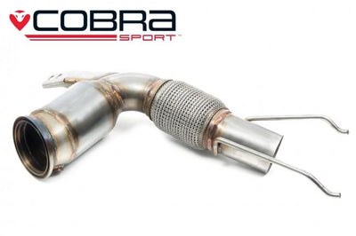 Cobra Exhausts - Mini (Mk3) JCW (F56) Sports Cat / De-Cat Downpipe Performance Exhaust