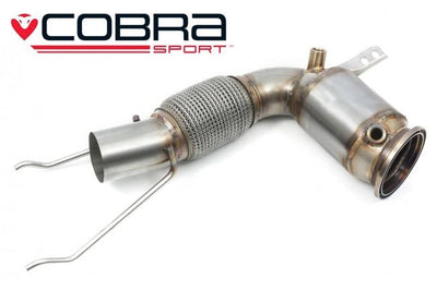 Cobra Exhausts - Mini (Mk3) Cooper S (F56 LCI) Facelift Sports Cat / De-Cat Downpipe Performance Exhaust