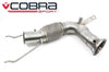 Cobra Exhausts - Mini (Mk3) JCW (F56 LCI) Facelift Sports Cat / De-Cat Downpipe Performance Exhaust