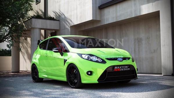 Maxton Design - FRONT BUMPER FORD FIESTA MK7 (FOCUS RS LOOK)