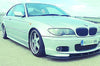 BMW E46 M - SPORT Front Splitter ABS Plastic Gloss Black