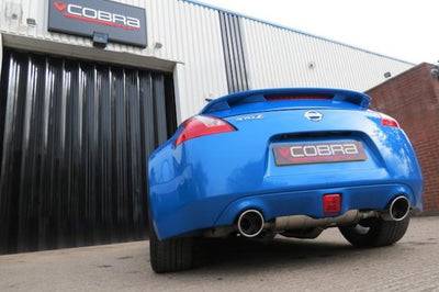 Cobra Exhausts - Nissan 370Z Cat Back Performance Exhaust (Y-Pipe, Centre and Rear Sections)