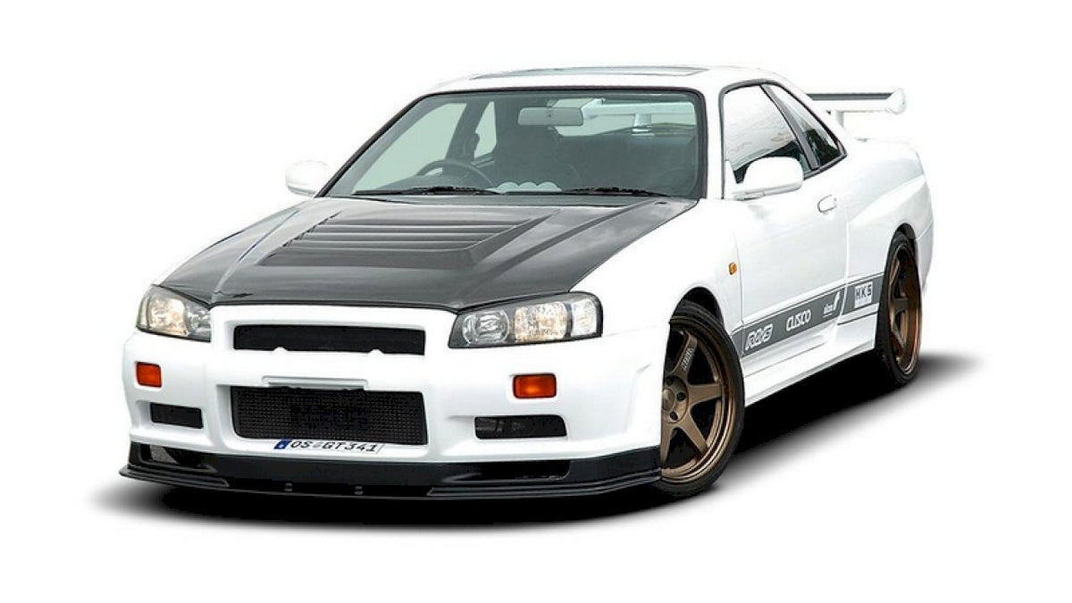 Maxton Design - FRONT BUMPER NISSAN SKYLINE R34 GTR (WITHOUT DIFFUSER) (1998-2002)