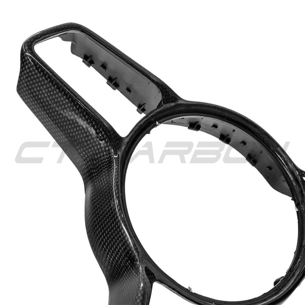 PORSCHE 911/CAYMAN/BOXSTER/CAYENNE/MACAN 2013+ STEERING WHEEL TRIM WITH SPORT CHRONO