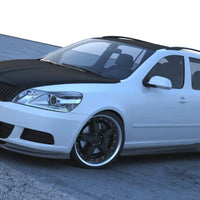 Maxton Design - FRONT SPLITTER OCTAVIA 2 FACELIFT MODEL, STANDARD BUMPER