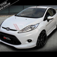 Maxton Design - FRONT BUMPER SPOILER FORD FIESTA MK7 PRE FACE