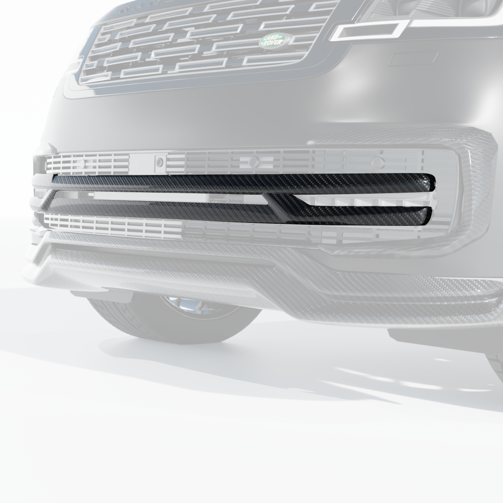RANGE ROVER L460 2022+ CARBON FIBRE FRONT BUMPER GRILLE TRIM - CT DESIGN