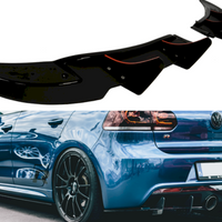 Maxton Design - Rear Splitter VW GOLF MK6 R (CNC) (2008-2012)