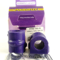 POWERFLEX - ASTRA MK4 - ASTRA G (1998 - 2004) FRONT ANTI ROLL BAR MOUNTING BUSH 20MM