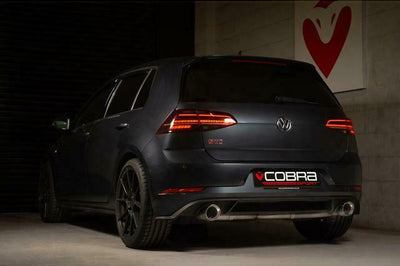 Cobra Exhausts - VW Golf GTI (Mk7.5) 2.0 TSI (5G) (17-20) Venom Box Delete Race Cat Back Performance Exhaust