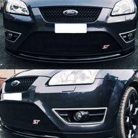 Ford Focus ST Face Lift Front Splitter Gloss Black ABS Plastic