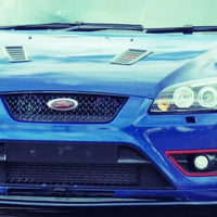 Ford Focus ST MK2 PRE FL Front Splitter Gloss Black ABS Plastic